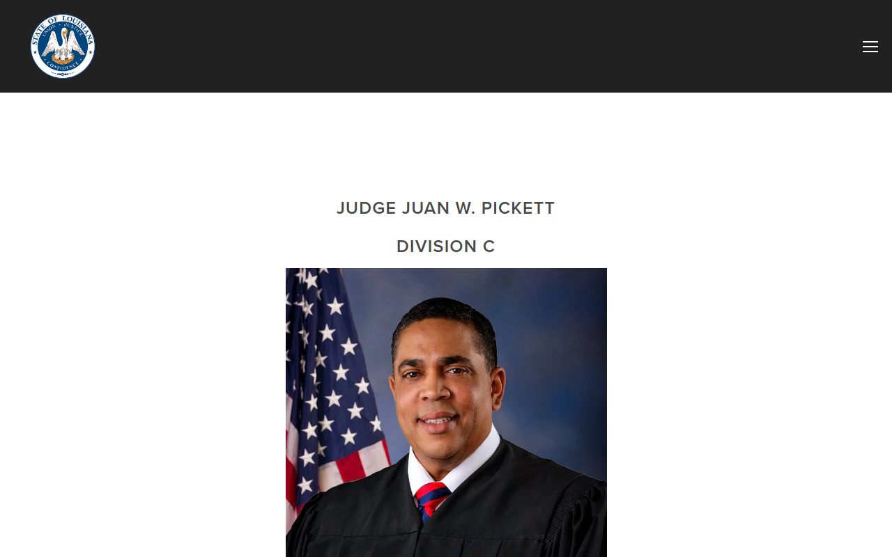 Terrebonne Parish District Court records 32nd Judicial District Court division page