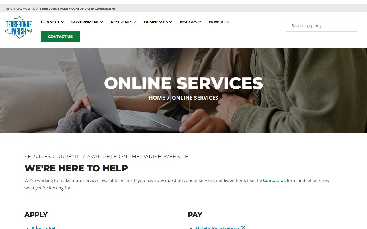 Terrebonne Parish court records online services directory