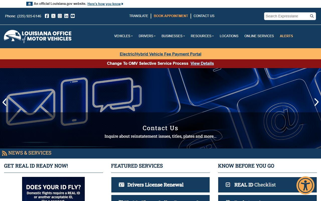 Terrebonne Parish probate records Louisiana OMV ExpressLane source